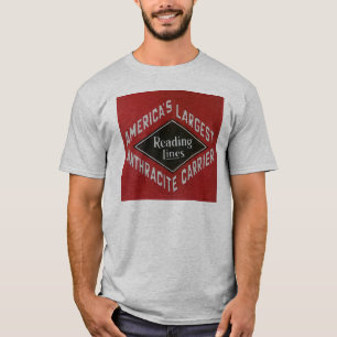 Anthrazit wurde von der Reading Railroad durchg T-Shirt
