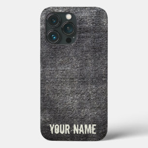 Anthrazitteppich aus Grau-Velours Vintag Case-Mate iPhone Hülle