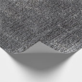 Anthrazitteppich aus Grau-Velours Vintag Geschenkpapier (Ecke)