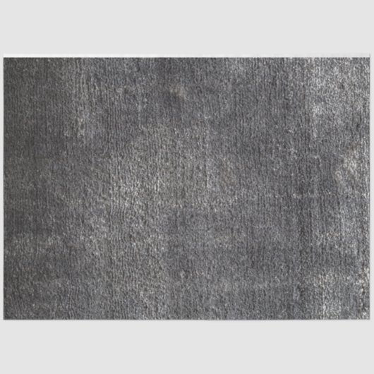 Anthrazitteppich aus Grau-Velours Vintag Seidenpapier (Vorderseite)