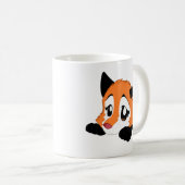 Anthro Fox-Kaffee-Tasse Kaffeetasse (VorderseiteRechts)