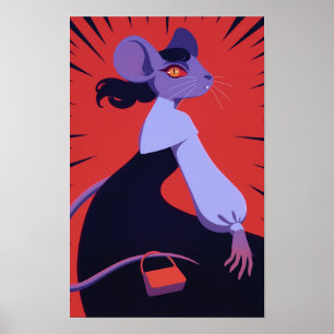 Anthro Rat Poster