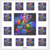 Anthrophobie 2 aufkleber (Blatt)