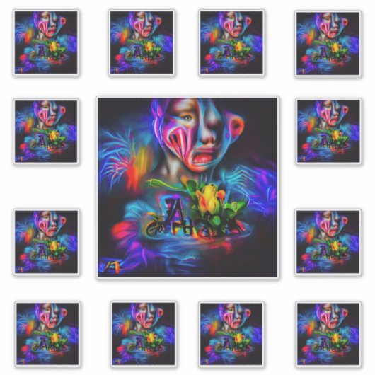 Anthrophobie 2 aufkleber (Vorderseite)