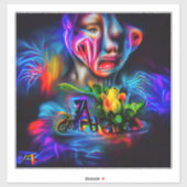 Anthrophobie 2 aufkleber (Blatt)