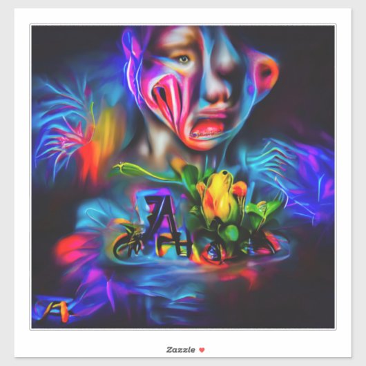 Anthrophobie 2 aufkleber (Blatt)