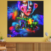 Anthrophobie 2 leinwanddruck (Insitu (Wohnzimmer))