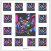 Anthrophobie Aufkleber (Blatt)