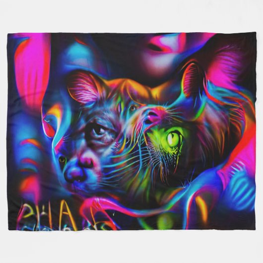 Anthrophobie Fleecedecke (Vorderseite (Horizontal))