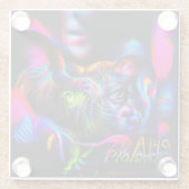 Anthrophobie Glasuntersetzer (Rückseite)