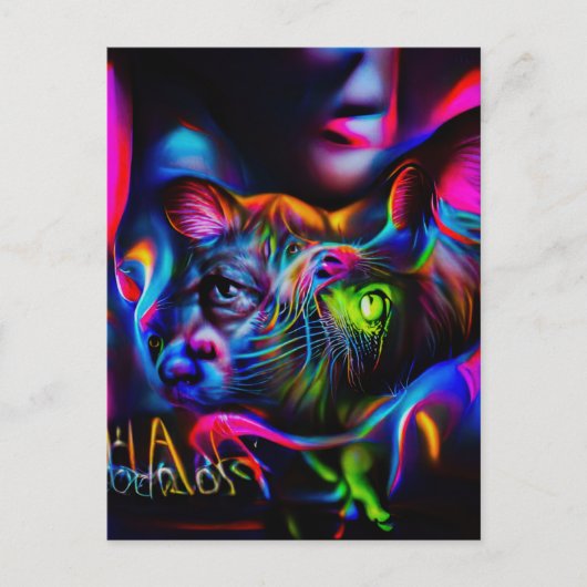 Anthrophobie Postkarte (Vorderseite)