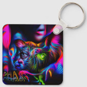 Anthrophobie Schlüsselanhänger (Rückseite)