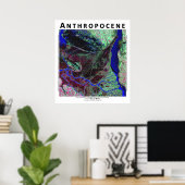 Anthropocene V - Parana River Delta, Argentinien Poster (Heimbüro)