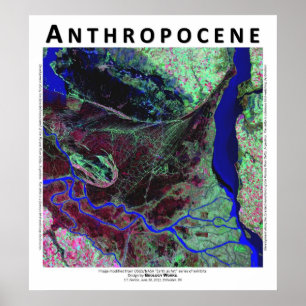 Anthropocene V - Parana River Delta, Argentinien Poster