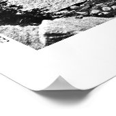 Anthropocene VI - Granitsteinbruch, Salzsee Landkr Poster (Ecke)