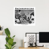 Anthropocene VI - Granitsteinbruch, Salzsee Landkr Poster (Heimbüro)