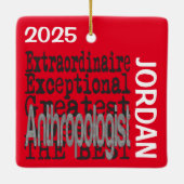 Anthropologe Extraordinaire CUSTOM Keramikornament (Rückseite)