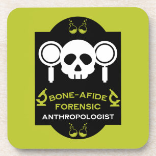 Anthropologe forensische Ärztin Getränkeuntersetzer