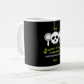 Anthropologe forensische Ärztin Kaffeetasse (Vorderseite Links)