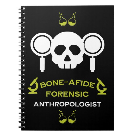 Anthropologe forensische Ärztin Notizblock (Vorderseite)