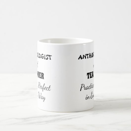 Anthropologe u. Tee-Liebhaber praktisch perfekt Kaffeetasse (Mittel)