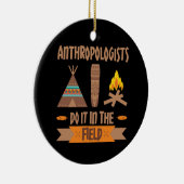 Anthropologen tun es in der Feldanthropologie Keramik Ornament (Rechts)