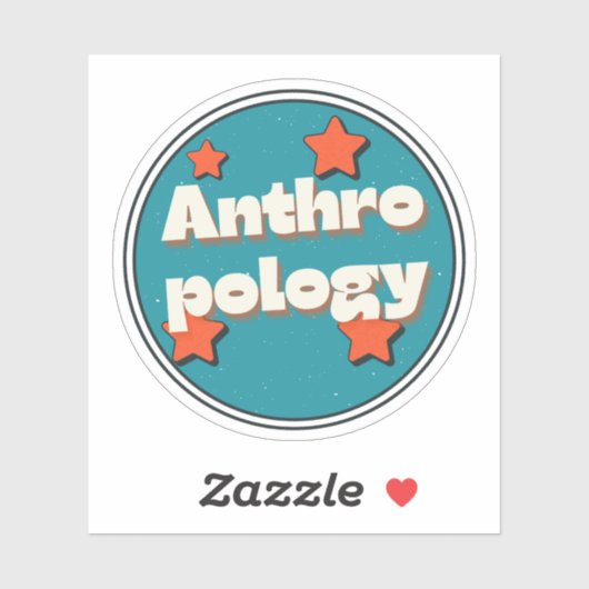 Anthropologie Aufkleber (Blatt)