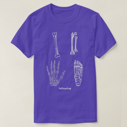 ANTHROPOLOGIE BONES T-Shirt (Design vorne)