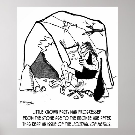 Anthropologie-Cartoon 1938 Poster (Vorne)