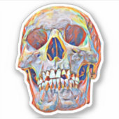 Anthropologie der abstrakten Schädelkunst, Paläont Aufkleber (Vorderseite)