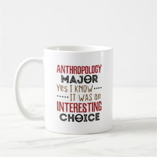 Anthropologie Major Ja ich kenne interessante Wahl Kaffeetasse