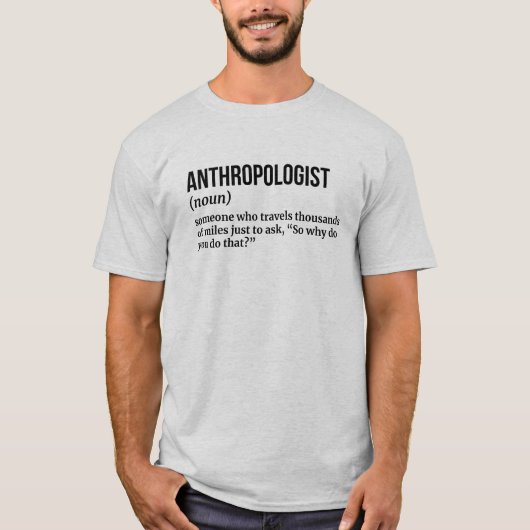 Anthropologie Nerd Funny Definition Shirt (Vorderseite)