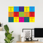 Anthropologie Pop Kunst Poster (Heimbüro)