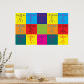 Anthropologie Pop Kunst Poster (Küche)