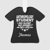 Anthropologie Student No Life oder Money Ornament (Rückseite)
