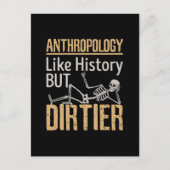 Anthropologie wie Geschichte, aber schmutziger Postkarte (Vorderseite)