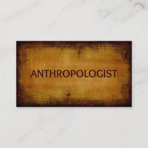 Anthropologin Antique Brushed Business Card Visitenkarte