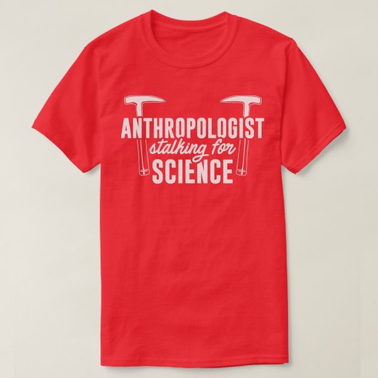 Anthropologin für Wissenschaft Anthropologie T-Shirt (Design vorne)