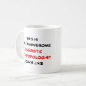 Anthropologin linguistisch, phantastisch kaffeetasse (Vorderseite Links)