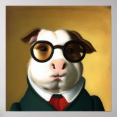 Anthropomorphe aristokratische Guinea Poster (Vorne)