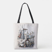 Anthropomorphe Band-Tasche J J Grandvilles Tasche (Rückseite)