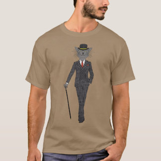 Anthropomorphe Katze 4 T-Shirt