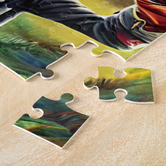 Anthropomorphe Katze Mad Hatter Fantasy Fairytale Puzzle (Seite)