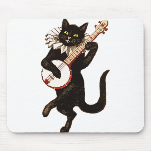 Anthropomorphe Katze Mousepad (Vorne)