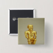 Anthropomorphe Limone Flasche Button (Vorne & Hinten)