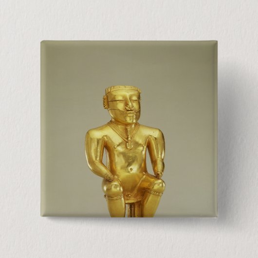 Anthropomorphe Limone Flasche Button (Vorderseite)