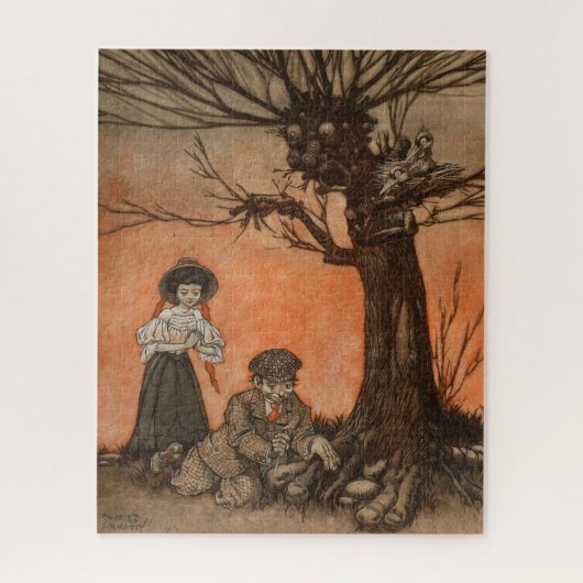 Anthropomorpher Baum von Charles Folkard Puzzle (Vertikal)