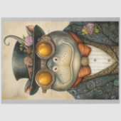 Anthropomorpher Steampunk Hippo R2H Decoupage Seidenpapier (Vorderseite)