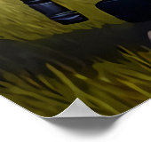 Anthropomorpher Tiger Soldier | AI Art Poster (Ecke)