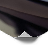 Anthropomorphes Kaninchen in schwarzem Anzug | Art Poster (Ecke)